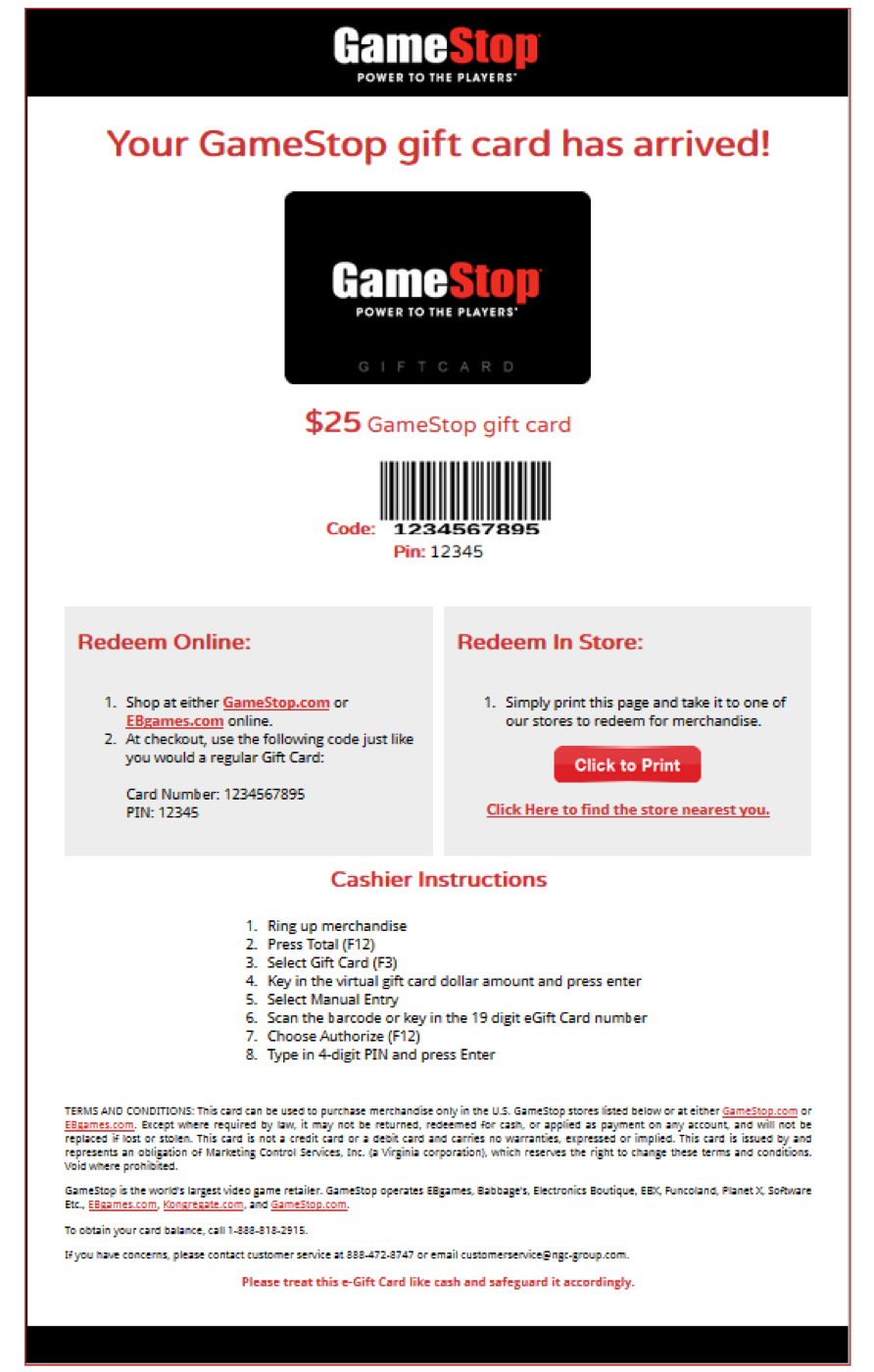 Redeem a Card - EZ PIN - Gift Card Articles, News, Deals, Bulk Gift Cards  and More